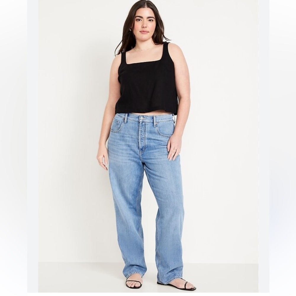 Old navy slouchy straight plus 22